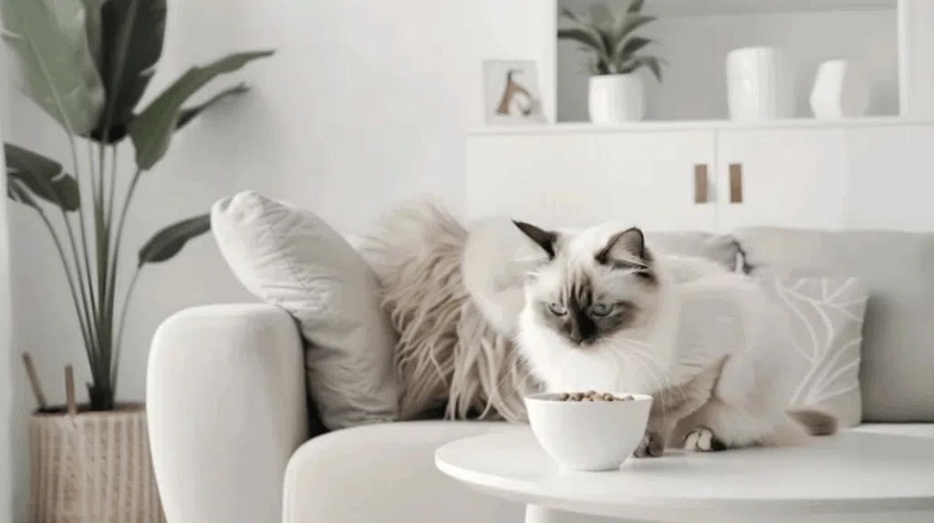 Alimentation pour chat sacré de Birmanie