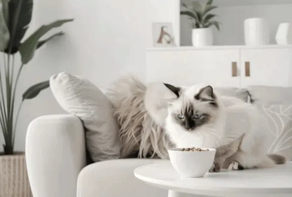 Alimentation pour chat sacré de Birmanie