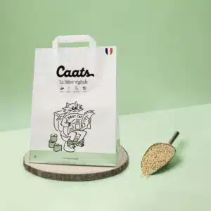 litiere végétale pour chat