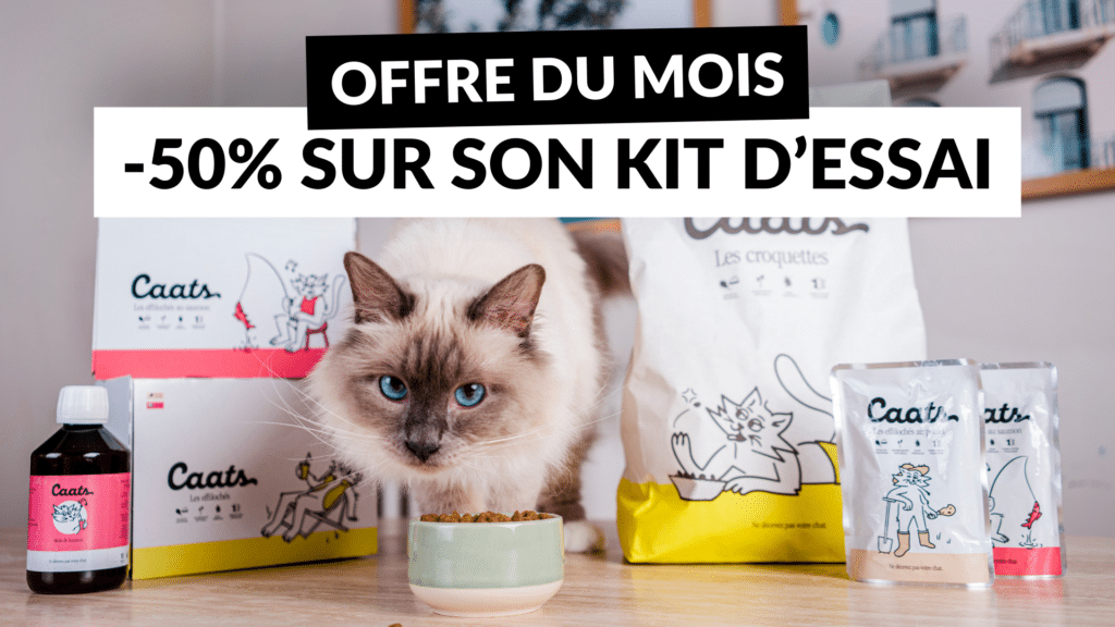 promo alimentation pour chat Caats