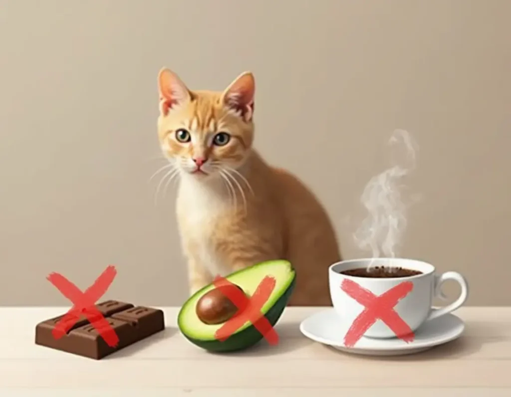 aliments toxiques chat