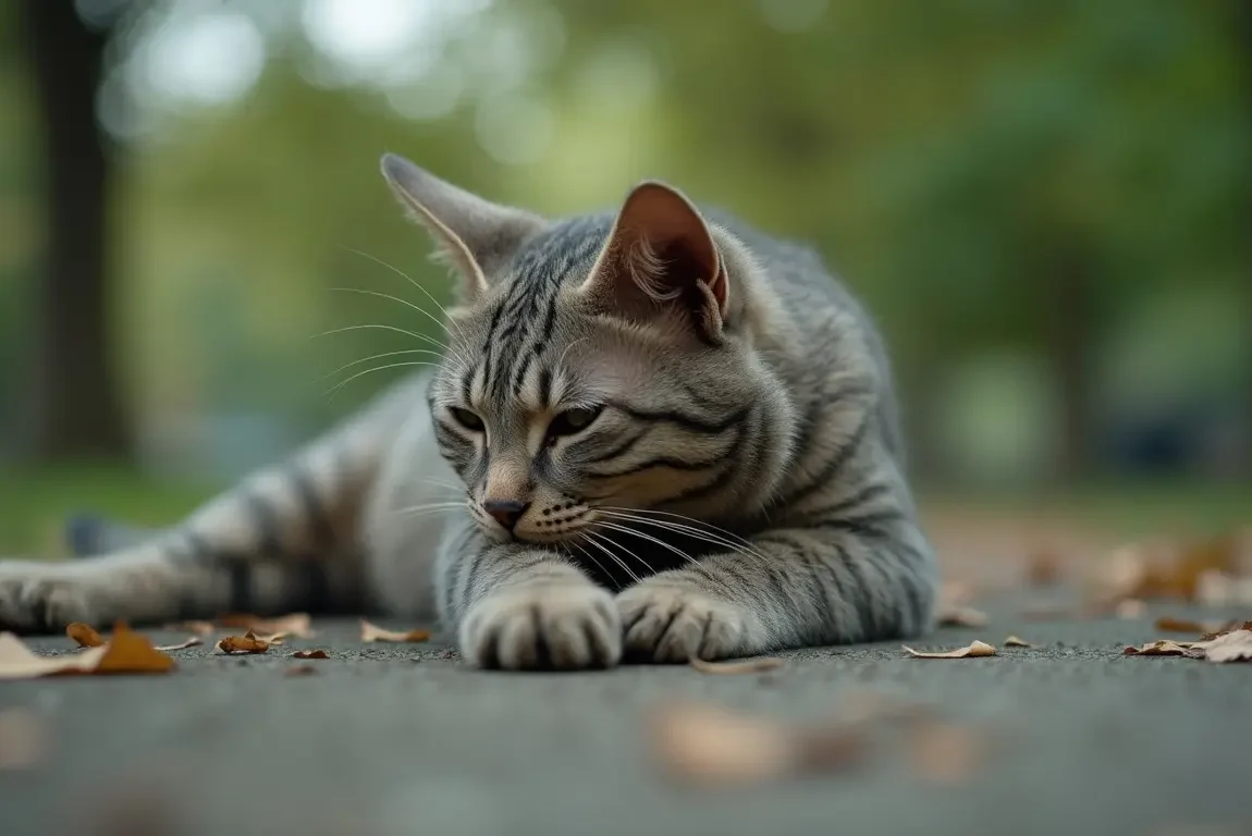 chat malade qui vomit