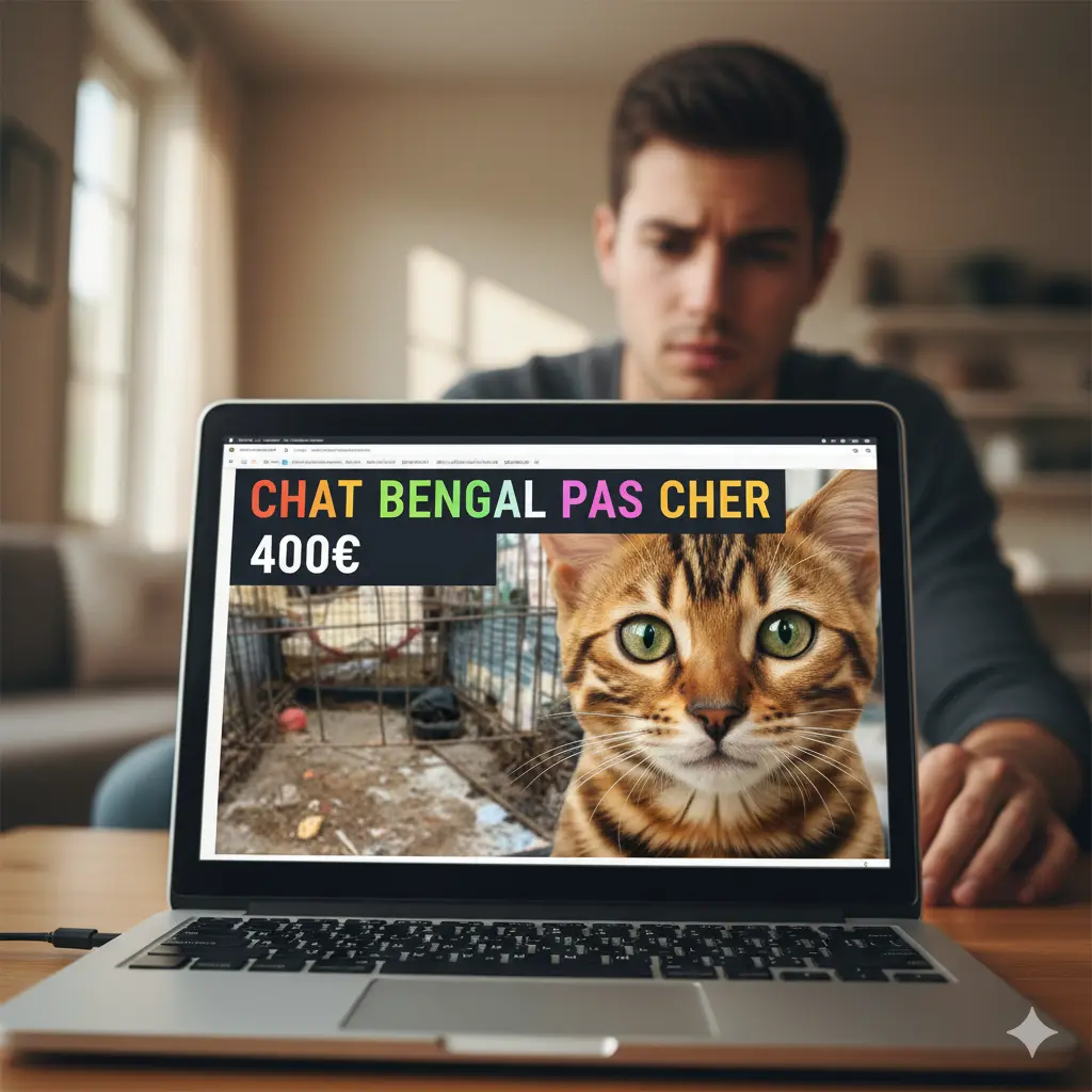 arnaque prix du chaton bengal