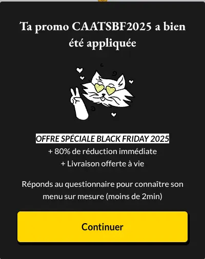 black friday croquette chat Caats