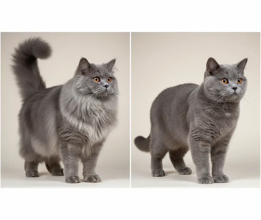 comparatif british shorthair vs longhair