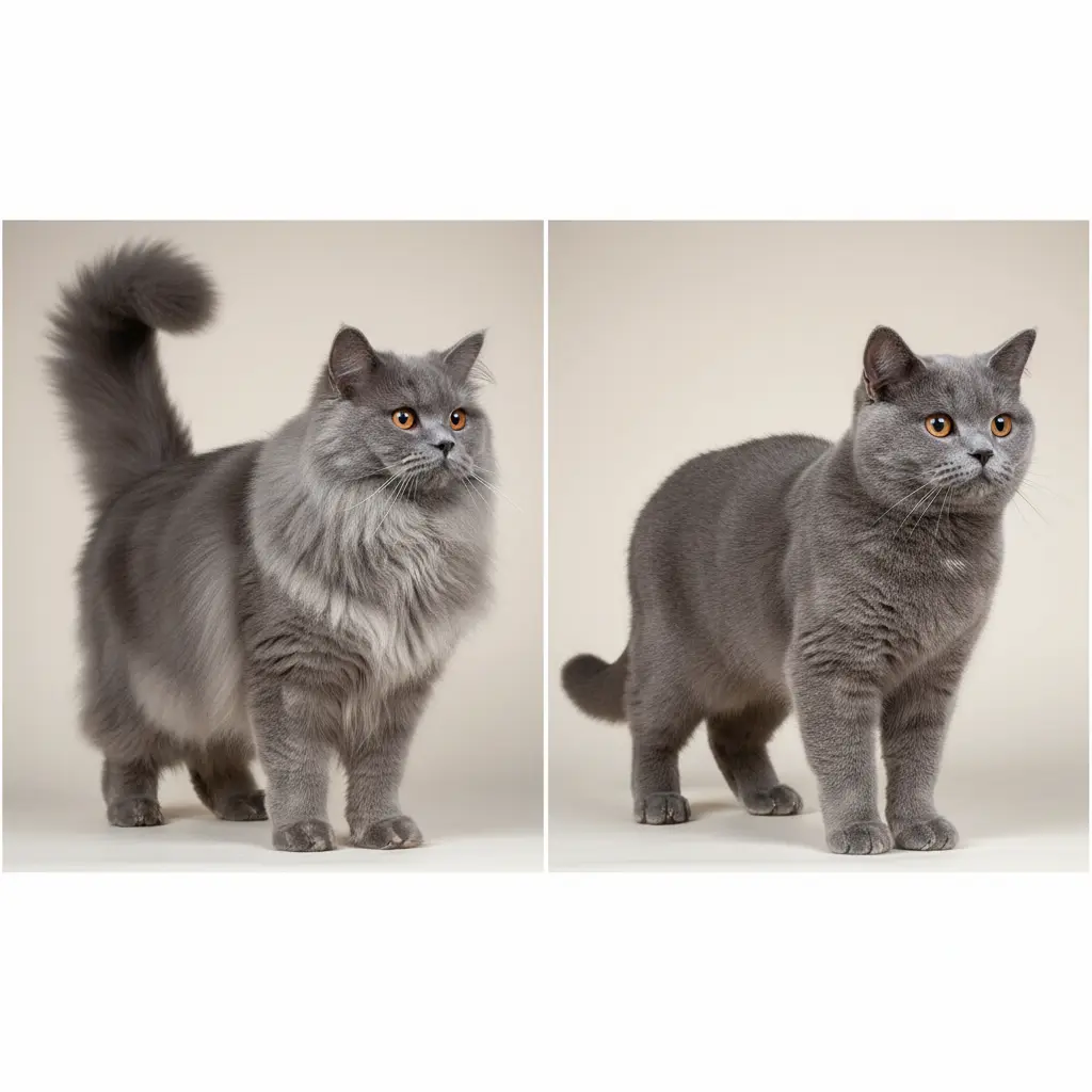 comparatif british shorthair vs longhair