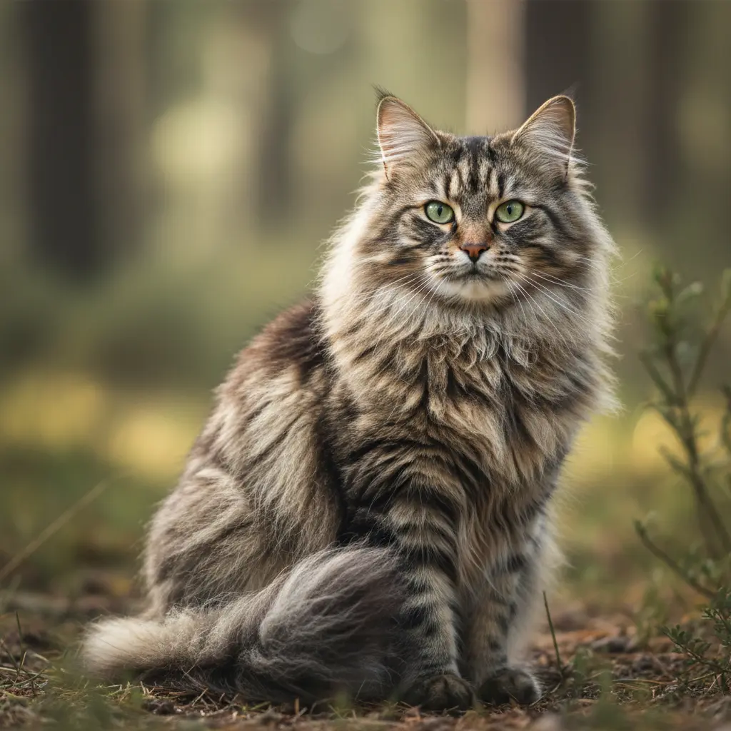 caractère du chat norvégien