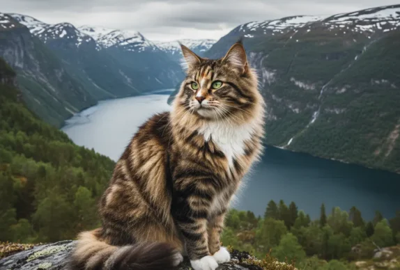 couleurs de la robe du chat norvégien