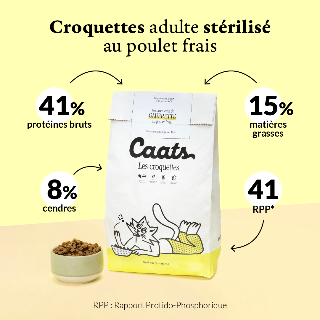 7 croquette stérilisé